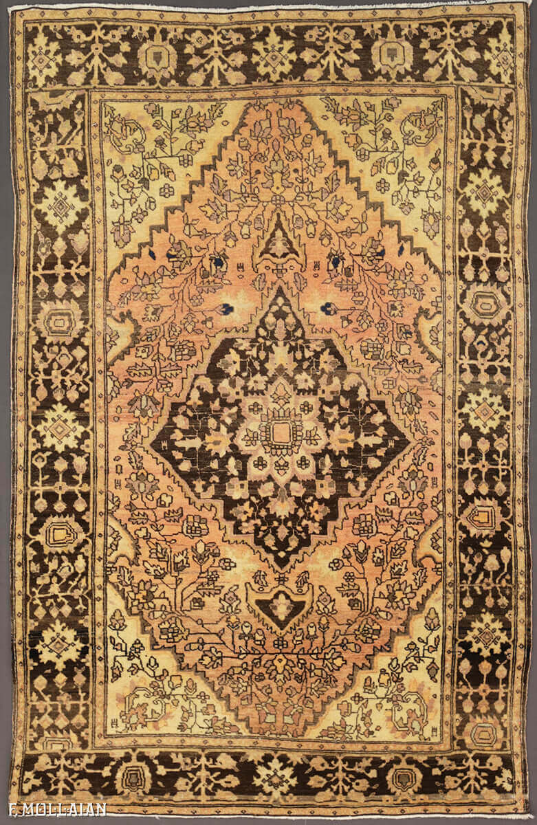 Tapis Persan Antique Saruk Farahan n°:37761893